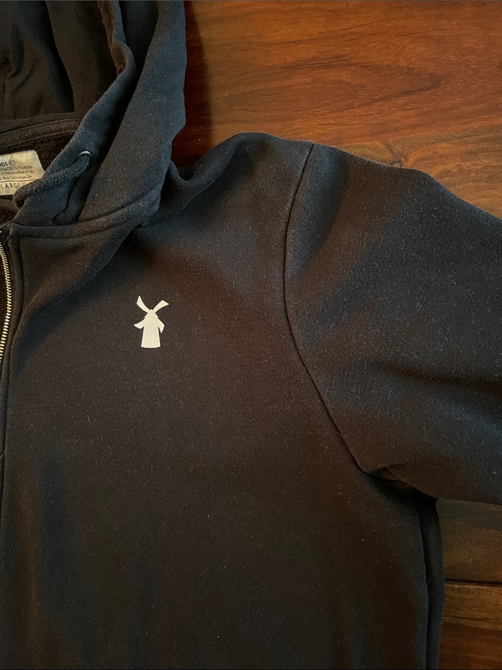 AUTHENTIC Dutch Bros Gear Black Full-Zip Hoodie - Picture 3 of 8